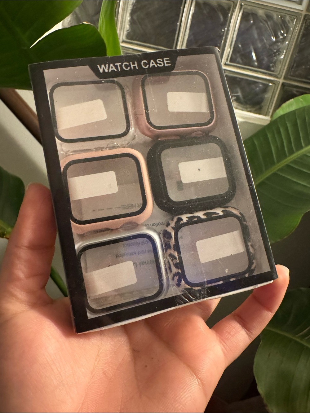 Universal Rose Gold and Black Silicone Watch Case Covers 40mm- Pack of 6